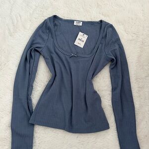 Bundle of 2 Cotton On Brand XS bow long sleeve shirt new with tags & never worn